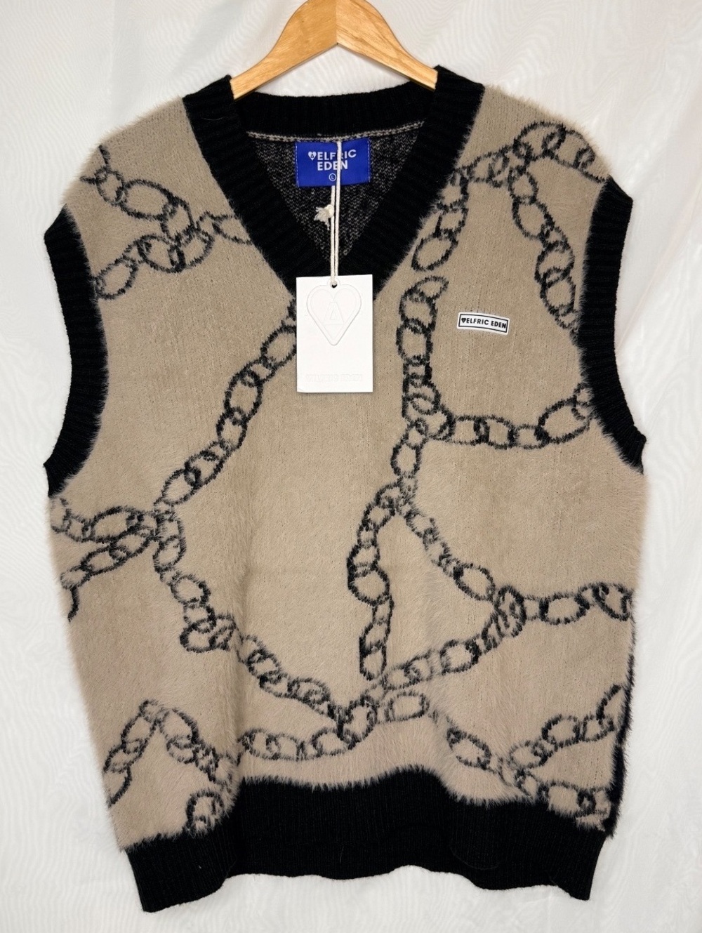 Aelfric Eden Mohair Knotted Chain Vest L NWT
